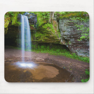 Tapis De Souris États-Unis, Michigan. Scott's Falls dans le Haut-