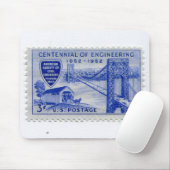 Tapis De Souris États-Unis Postage Stamp Mat (Avec souris)