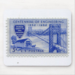 Tapis De Souris États-Unis Postage Stamp Mat