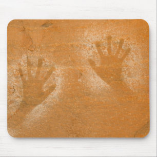 Tapis De Souris États-Unis, Utah, Empreintes de main pictographiqu