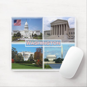 Tapis De Souris États-Unis Washington - Capitol - Cour suprême