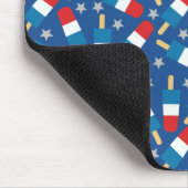 Tapis De Souris Été 4 juillet Patriotique Popsicles (Coin)