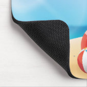 Tapis De Souris Été cool sur la plage avec planches de Surf (Coin)