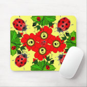 TAPIS DE SOURIS ÉTÉ DE COCCINELLE ! (Avec souris)