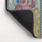 Tapis De Souris "Été et hiver " d'Alphonse Mucha (Coin)