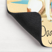 Tapis De Souris Été Feu Fox Terrier (Coin)
