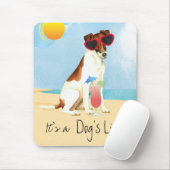 Tapis De Souris Été Feu Fox Terrier (Avec souris)