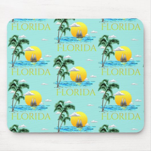 Tapis De Souris Été Florida Plage côtière Sunset (Devant)