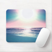 Tapis De Souris Eté Mer coucher de soleil Plage tropicale Photo (Avec souris)