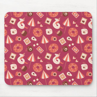 Tapis De Souris Été Stuff Maroon Arrière - plan