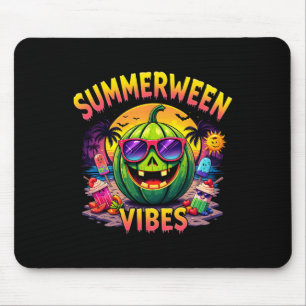 Tapis De Souris Été Watermelon Jack-o-lanterne Summerween Vibes