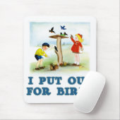 Tapis De Souris Éteignez pour des oiseaux (les enfants) (Avec souris)