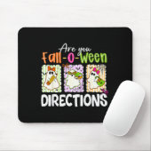 Tapis De Souris Êtes-vous les directions de Fall-o-ween Mignonne P (Avec souris)
