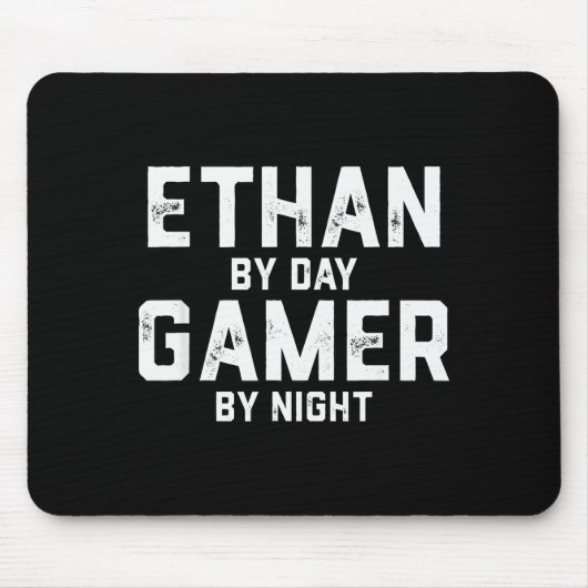 Tapis De Souris Ethan Gamer Halloween Gaming Costume For Men Named (Devant)