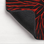 Tapis De Souris Étincelle rouge à chaud brillant Abstrait (Coin)
