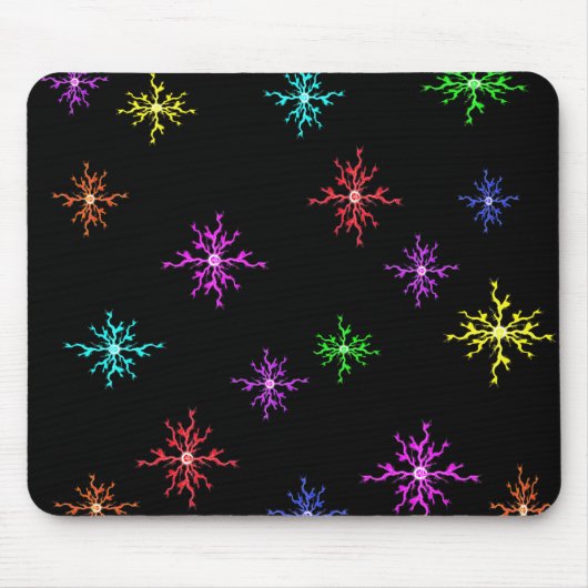 Tapis De Souris Étincelles colorées Mousepad (Devant)