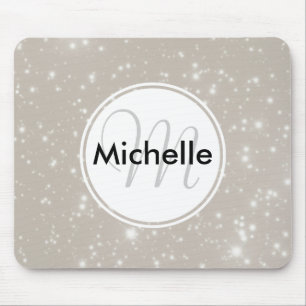 Tapis De Souris Étincelles personnalisées dans le ciel nocturne