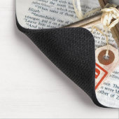 Tapis De Souris étiquette croix et prix sur la Bible (Coin)