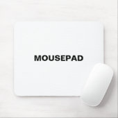 Tapis De Souris Étiquette d'article générique (Avec souris)