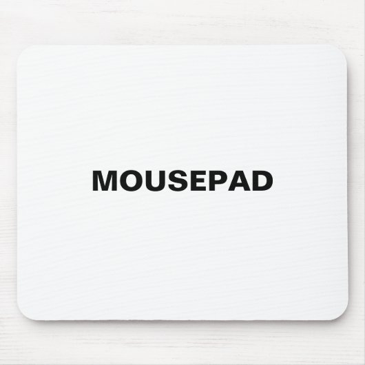Tapis De Souris Étiquette d'article générique (Devant)