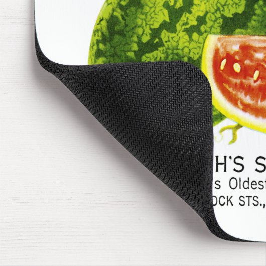 Tapis De Souris Étiquette de paquets de graines de pastèque (Coin)