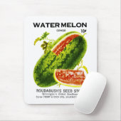 Tapis De Souris Étiquette de paquets de graines de pastèque (Avec souris)