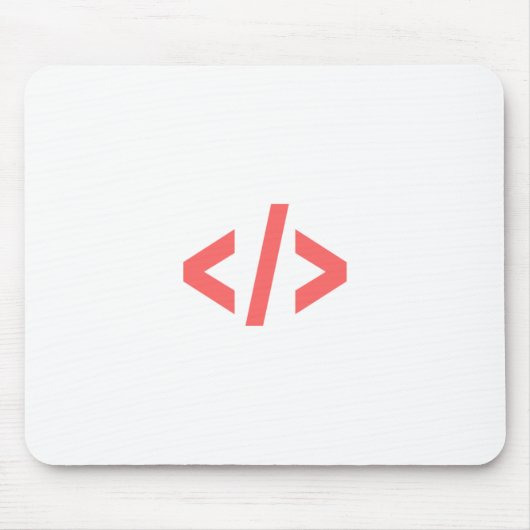 Tapis De Souris Étiquette de programmation (Devant)