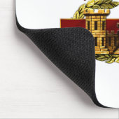 Tapis De Souris Étiquette de soldat du génie avec l'insigne (Coin)