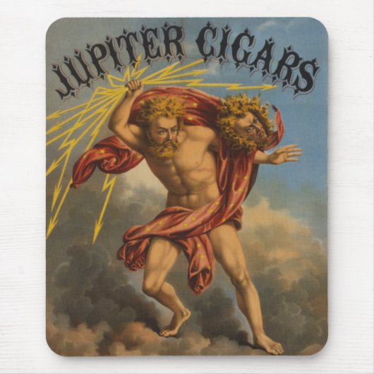 Tapis De Souris Étiquette du tabac, 1868. (Devant)