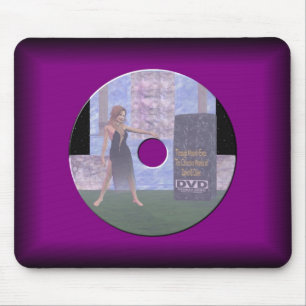 TAPIS DE SOURIS ÉTIQUETTE DVD