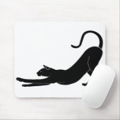 Tapis De Souris Étirement de chats (Avec souris)