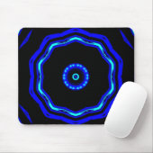 Tapis De Souris Étoile bleue Mousepad (Avec souris)