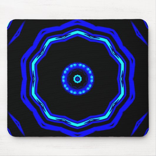 Tapis De Souris Étoile bleue Mousepad (Devant)