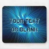 Tapis De Souris Étoile bleue sculptée (Devant)