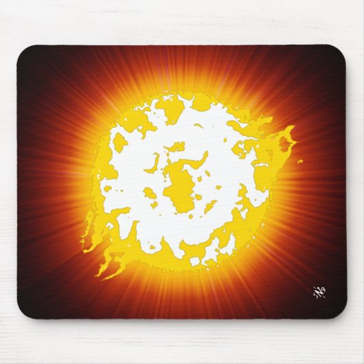 Tapis De Souris Étoile brûlante (Devant)