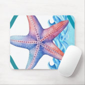 Tapis De Souris Etoile de la mer sur (Avec souris)