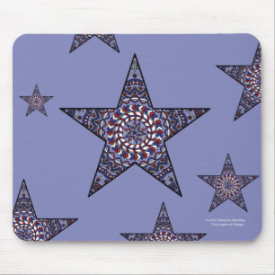Tapis de souris étoile de l'indépendance
