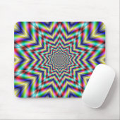 Tapis De Souris Étoile de Mousepad à défis optiques (Avec souris)