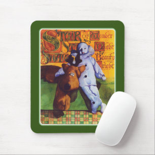 Tapis De Souris ÉTOILE DU MERVEILLEUX Mousepad / Vert