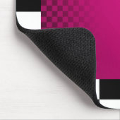 Tapis De Souris Étoile graphique Checkered Mousepad (Coin)