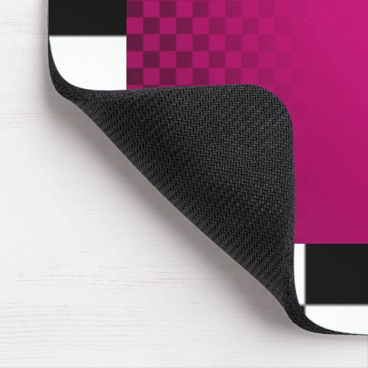 Tapis De Souris Étoile graphique Checkered Mousepad (Coin)