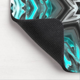 Tapis De Souris Etoile grise en touches sculptées, en verre ou mét