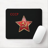 Tapis De Souris Étoile rouge Mousepad de CCCP (Avec souris)