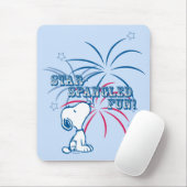 Tapis De Souris Étoile Snoopy Fun Spangé (Avec souris)