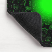 Tapis De Souris Étoile verte Mousepad (Coin)