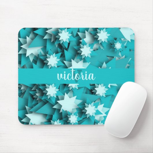 Tapis De Souris Étoiles Chic Personnalisées (Avec souris)