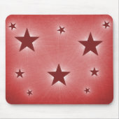 Tapis De Souris Étoiles dans le ciel nocturne Mousepad, rouge fonc (Devant)