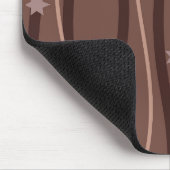 Tapis De Souris Étoiles de chocolat et Motif rayé (Coin)