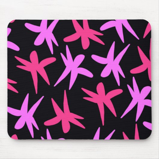 Tapis De Souris Étoiles de fleur (Devant)