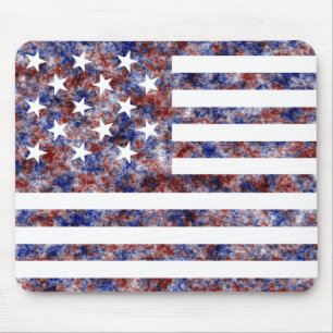 Tapis De Souris Etoiles et bandes Mousepad